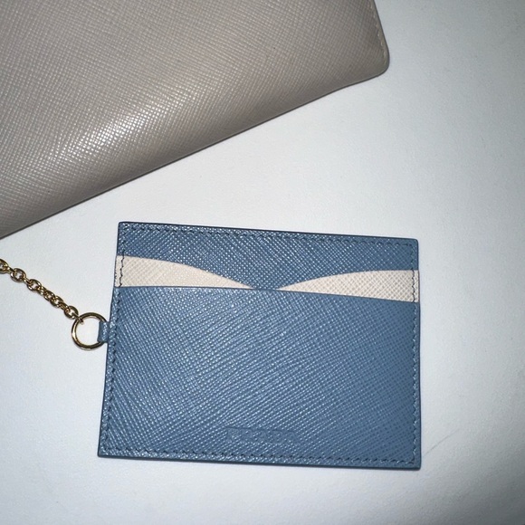 Prada Blue and Beige Wallet - Picture 8 of 11